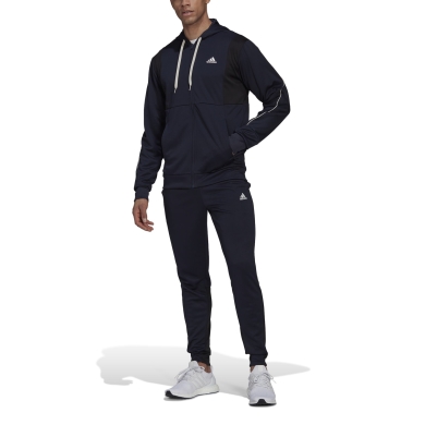 adidas Tracksuit Ribbed Aeroready Ink Blue Men